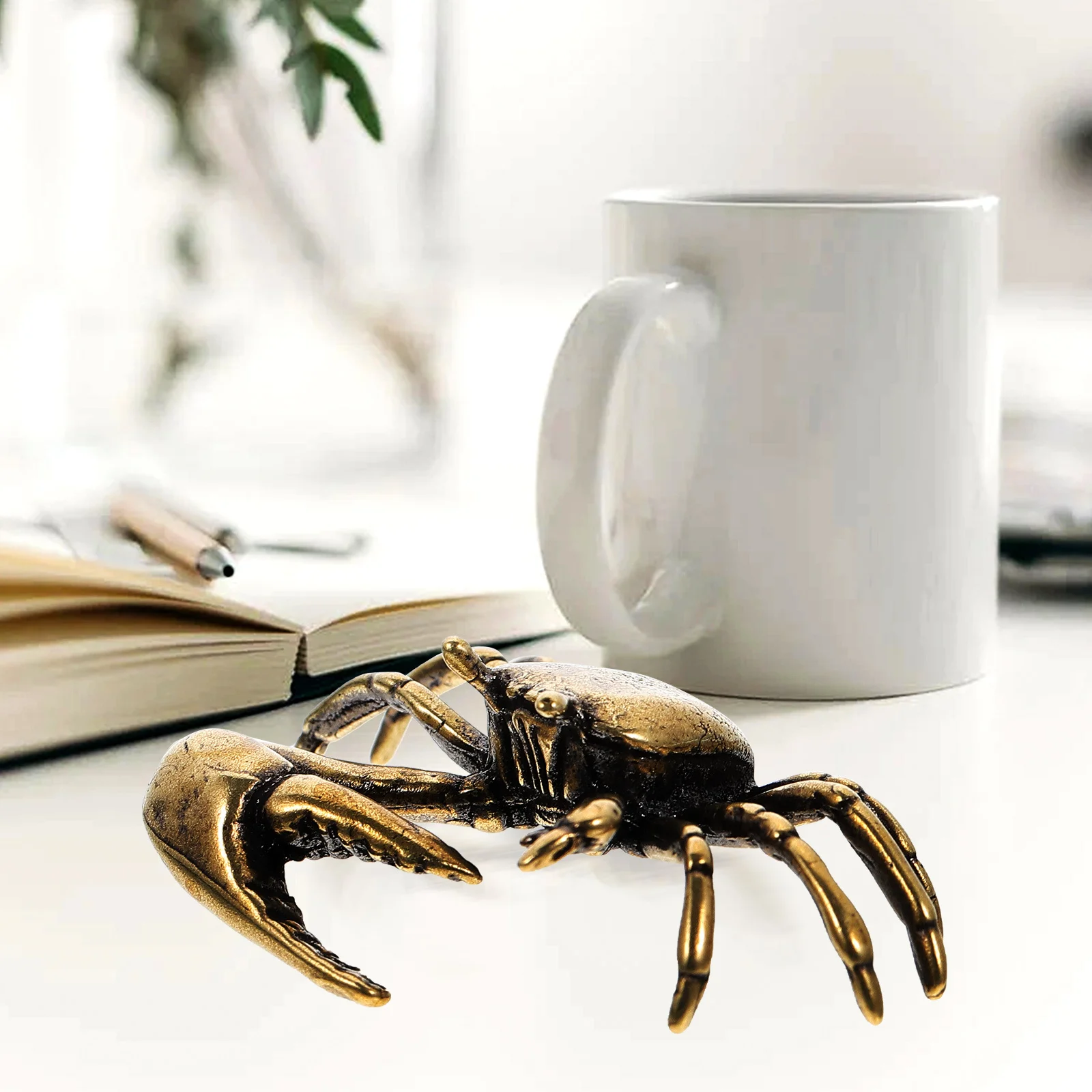 Brass Crab Decor Creative Desktop Ornament Rust-Proof Not Easy Deform Break Home Office Crab Figurine Brass Crafts Decoration
Brass Crab Decor Creative Desktop Ornament Rust-Proof Not Easy Deform Break Home Office Crab Figurine Brass Crafts Decoration
