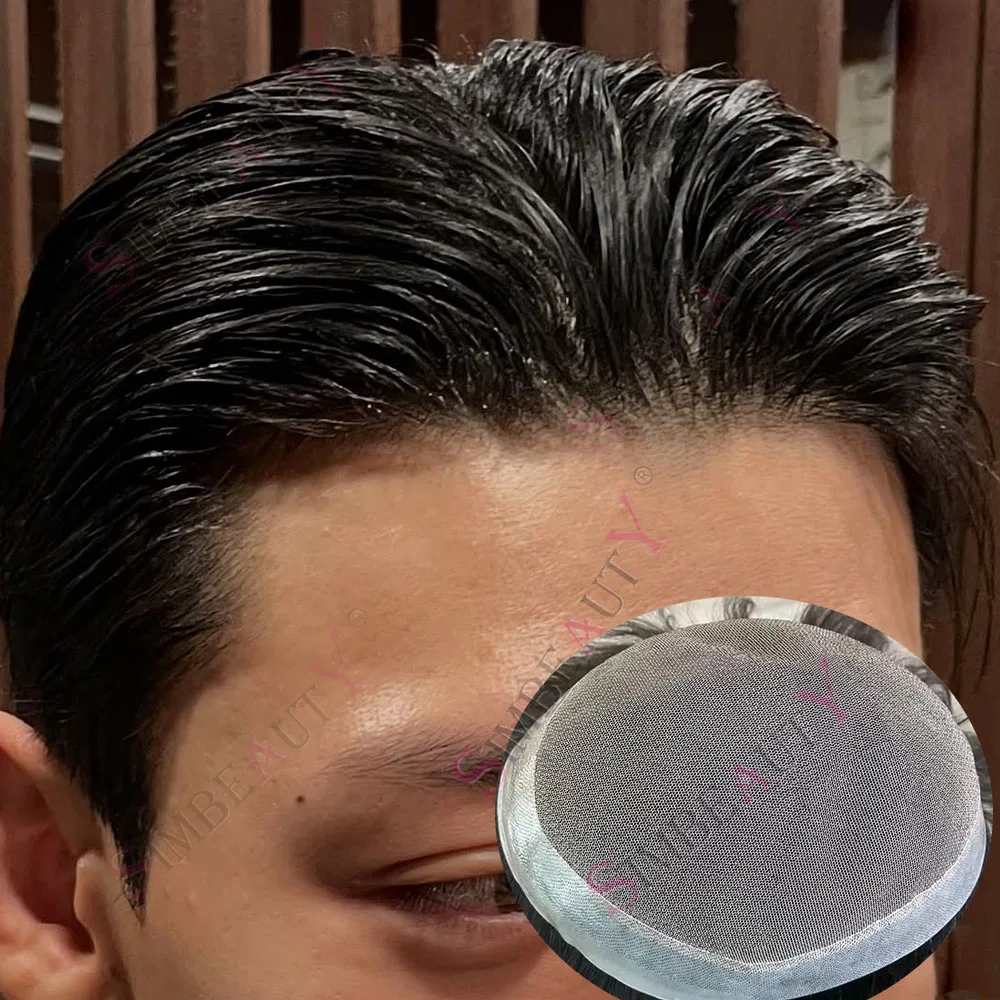 Durable Australian #1B #1 #2 Brown Men's Lace&PU Toupee Breathable 100% Human HairUndetectable Natural Hairline Prosthe Hairpiec
Durable Australian #1B #1 #2 Brown Men's Lace&PU Toupee Breathable 100% Human HairUndetectable Natural Hairline Prosthe Hairpiec
