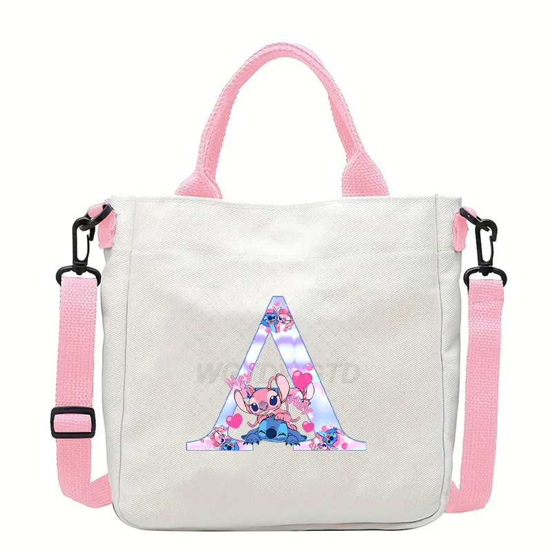 StarCraft Baby Stitch Women's Shoulder Bag Large Capacity Crossbody Bag A-Z Printed Canvas Handbag Commuter Storage Bag Gift
StarCraft Baby Stitch Women's Shoulder Bag Large Capacity Crossbody Bag A-Z Printed Canvas Handbag Commuter Storage Bag Gift