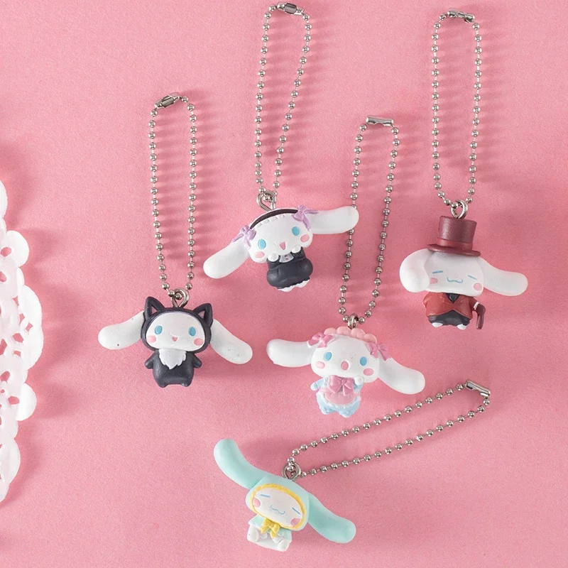 Sanrio Anime 5-Piece Set Cinnamoroll Key Chain Doll Kawaii Bag Pendants Accessories Lori Suit Cartoon Student Birthday Girl Gift 
Sanrio Anime 5-Piece Set Cinnamoroll Key Chain Doll Kawaii Bag Pendants Accessories Lori Suit Cartoon Student Birthday Girl Gift