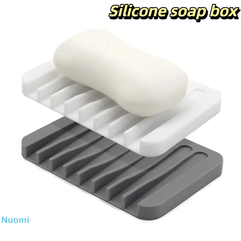 Creative Silicone soap box Self-Draining Soap Dish Multifunctional No-Punch Non-Slip Storage Rack Drain Mat for Bathroom Kitchen
Creative Silicone soap box Self-Draining Soap Dish Multifunctional No-Punch Non-Slip Storage Rack Drain Mat for Bathroom Kitchen