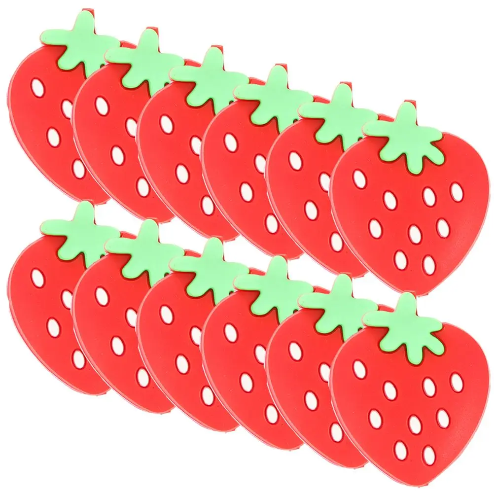 12Pcs Tennis Racket Dampeners Red Silicone Strawberry Shape Absorbers Tiny Shocks Tennis Accessories Outdoor Sports
12Pcs Tennis Racket Dampeners Red Silicone Strawberry Shape Absorbers Tiny Shocks Tennis Accessories Outdoor Sports
