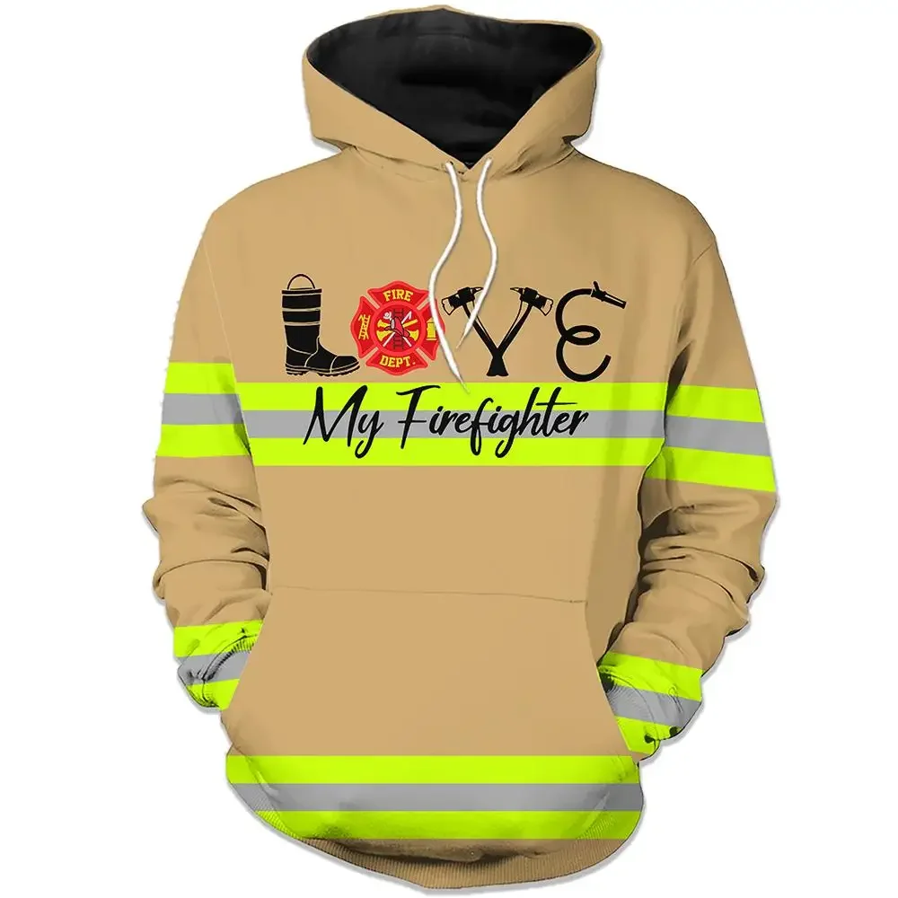 HX Men Hoodie 3D Graphic I Love My Firefighter Pullover Splicing Pocket Sweatshirt Fashion Casual Harajuku Hoodies
HX Men Hoodie 3D Graphic I Love My Firefighter Pullover Splicing Pocket Sweatshirt Fashion Casual Harajuku Hoodies