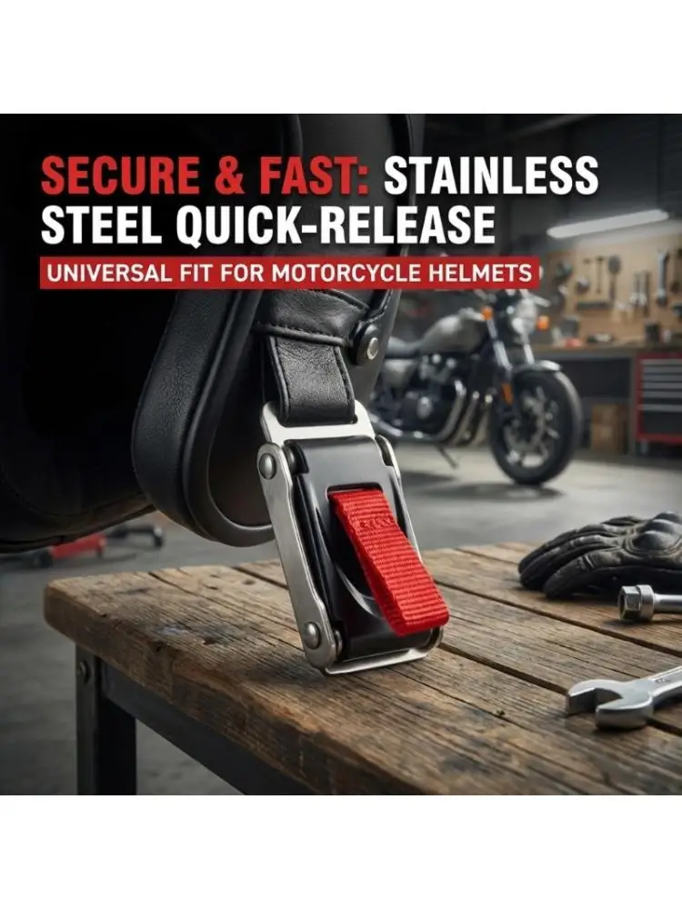 02DE Motorcycle Helmets necessary 7 Section Quick Release Buckle Constructed from Stainless Steel ABS for Durability Security
02DE Motorcycle Helmets necessary 7 Section Quick Release Buckle Constructed from Stainless Steel ABS for Durability Security