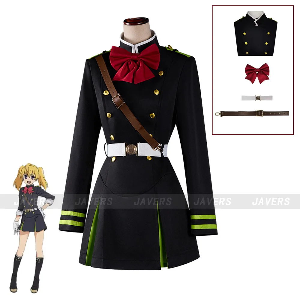 Костюм для косплея по аниме Seraph of The End, Мицуба Сангэ, военная форма, женское сексуальное платье, наряд для Хэллоуина, карнавала, ролевых игр, вечеринок
Костюм для косплея по аниме Seraph of The End, Мицуба Сангэ, военная форма, женское сексуальное платье, наряд для Хэллоуина, карнавала, ролевых игр, вечеринок