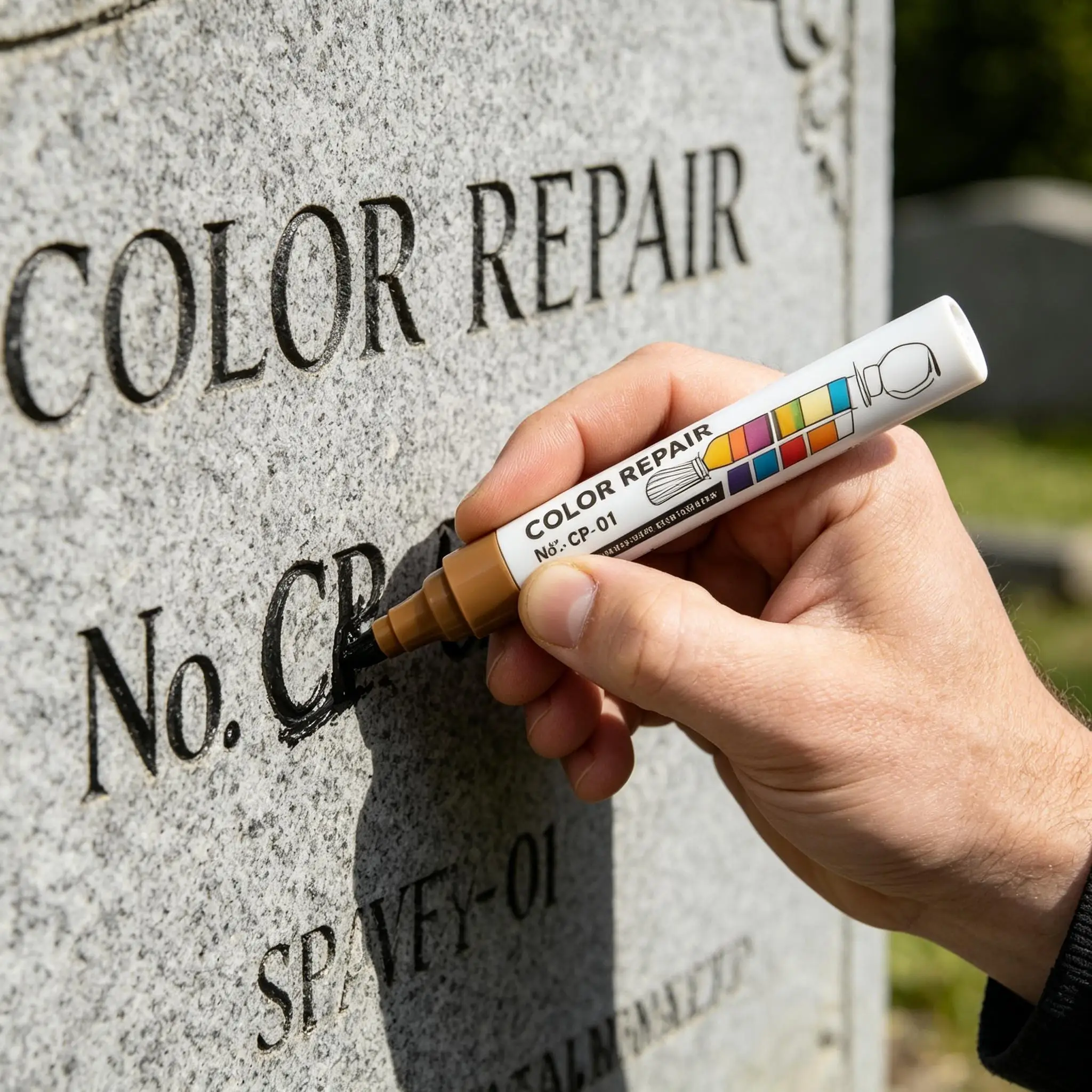 fresh ne Marker Pen Restore Faded Grave Inscriptions Permanent Paint Marker Waterproof Ink Stone Restoration BHL1005
fresh ne Marker Pen Restore Faded Grave Inscriptions Permanent Paint Marker Waterproof Ink Stone Restoration BHL1005