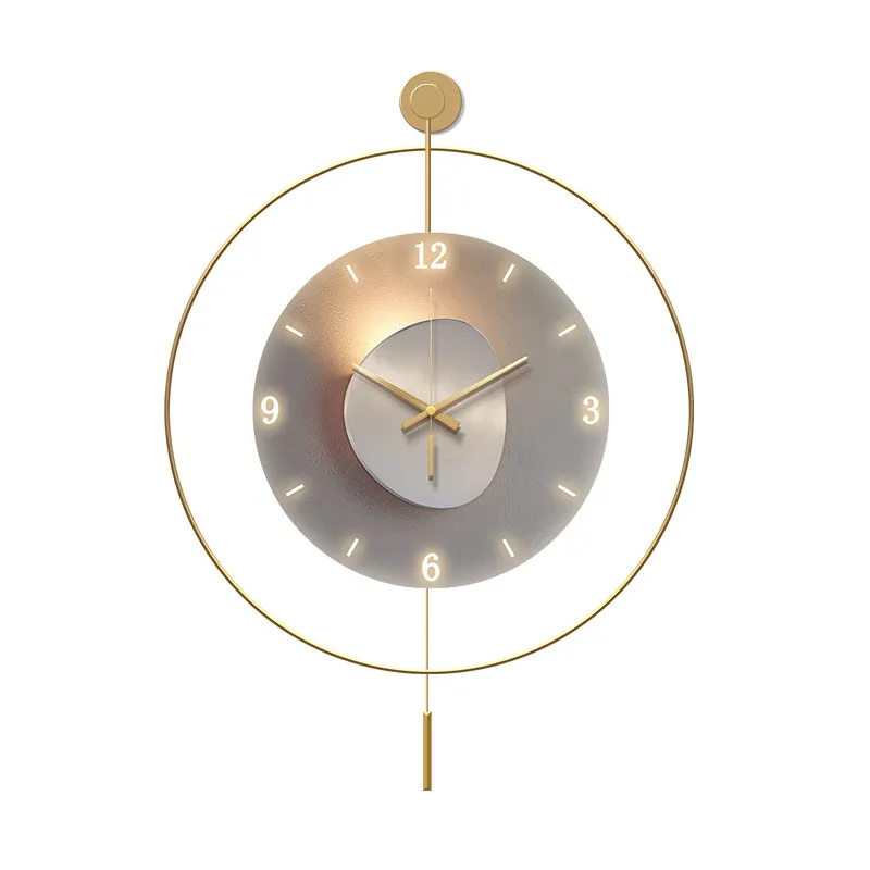 Atmospheric fashion living room clock wall clock modern simple wall hanging light luxury clock
Atmospheric fashion living room clock wall clock modern simple wall hanging light luxury clock