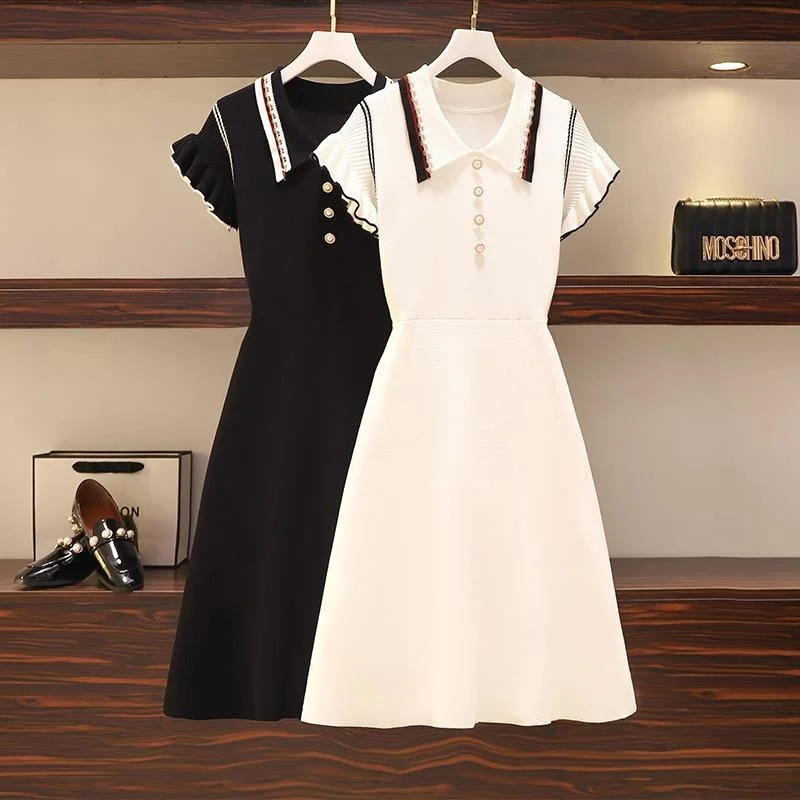 Woman Summer Polo T-Shirt Dress Female Fashion Clothing Casual Collar Short Sleeve Ladies Button Pullover Dresses G09
Woman Summer Polo T-Shirt Dress Female Fashion Clothing Casual Collar Short Sleeve Ladies Button Pullover Dresses G09