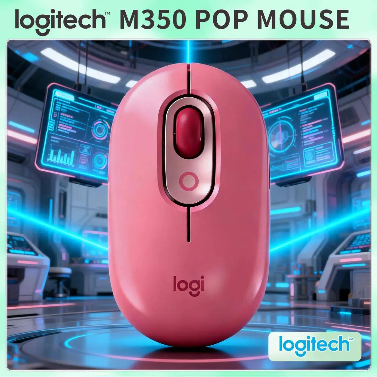 Беспроводная мышь Logitech M350 POP, портативная, бесшумная, Bluetooth-соединение, мультиустройство, ПК, Mac, ноутбук, офисное использование, геймеры UseTrip
Беспроводная мышь Logitech M350 POP, портативная, бесшумная, Bluetooth-соединение, мультиустройство, ПК, Mac, ноутбук, офисное использование, геймеры UseTrip