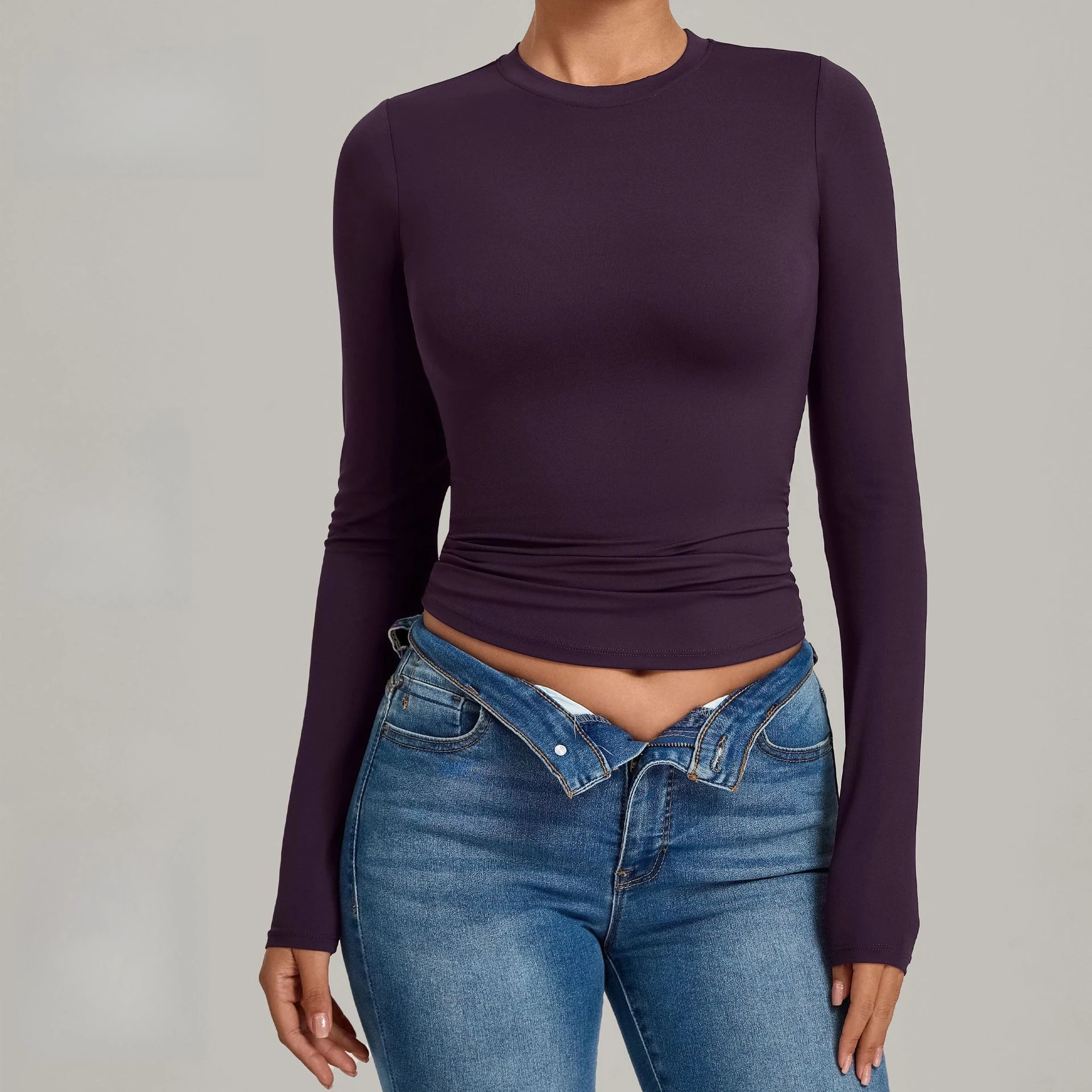Women Yoga Shirts Crop Top Long Sleeves Shirts for Women Yoga Long Sleeves Sports Fitness Top Push Up Gym Clothes Workout Tops
Women Yoga Shirts Crop Top Long Sleeves Shirts for Women Yoga Long Sleeves Sports Fitness Top Push Up Gym Clothes Workout Tops