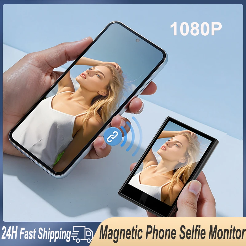 JYYXF RX-X40N Magnetic Selfie Monitor Portable Vlog Selfie Phone Monitor Screen Rear Camera for iPhone 16 15 Android Live Stream
JYYXF RX-X40N Magnetic Selfie Monitor Portable Vlog Selfie Phone Monitor Screen Rear Camera for iPhone 16 15 Android Live Stream
