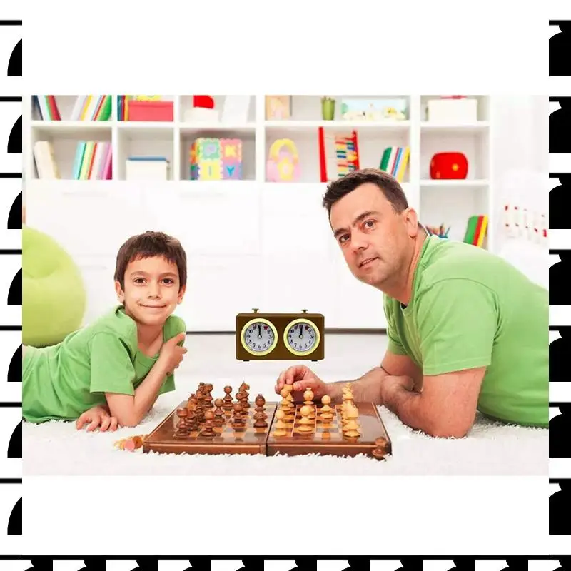 A44U 2X Mechanical Chess Clock Analog For Chess Game Timer Clock Official Clocks Timers No Battery Needed
A44U 2X Mechanical Chess Clock Analog For Chess Game Timer Clock Official Clocks Timers No Battery Needed