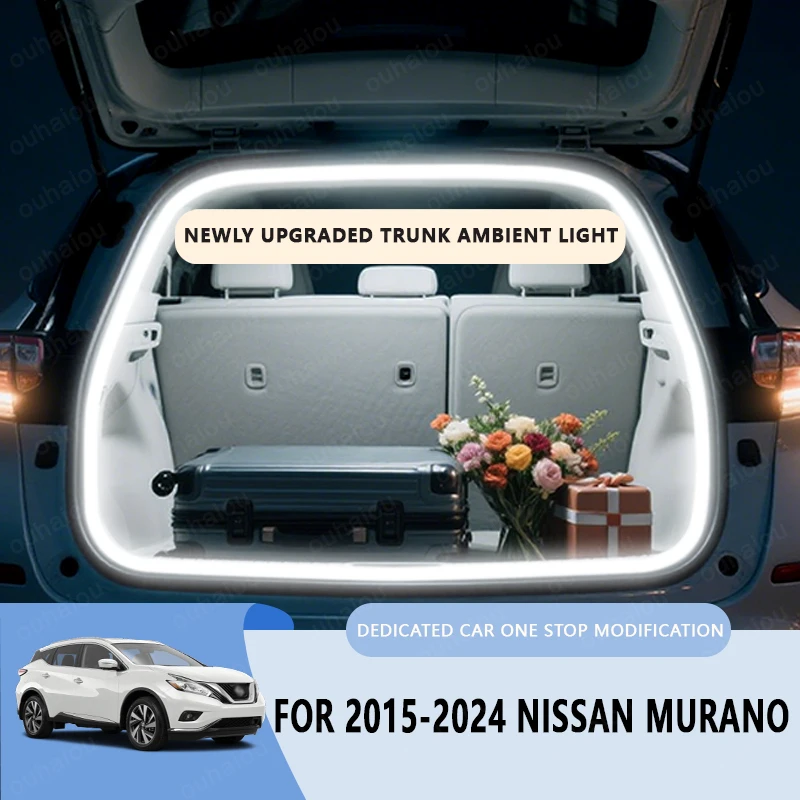FOR 2015-2024 NISSAN MURANO trunk light modification light Atmosphere lights White warm white Rear Trunk LED Light Bar
FOR 2015-2024 NISSAN MURANO trunk light modification light Atmosphere lights White warm white Rear Trunk LED Light Bar