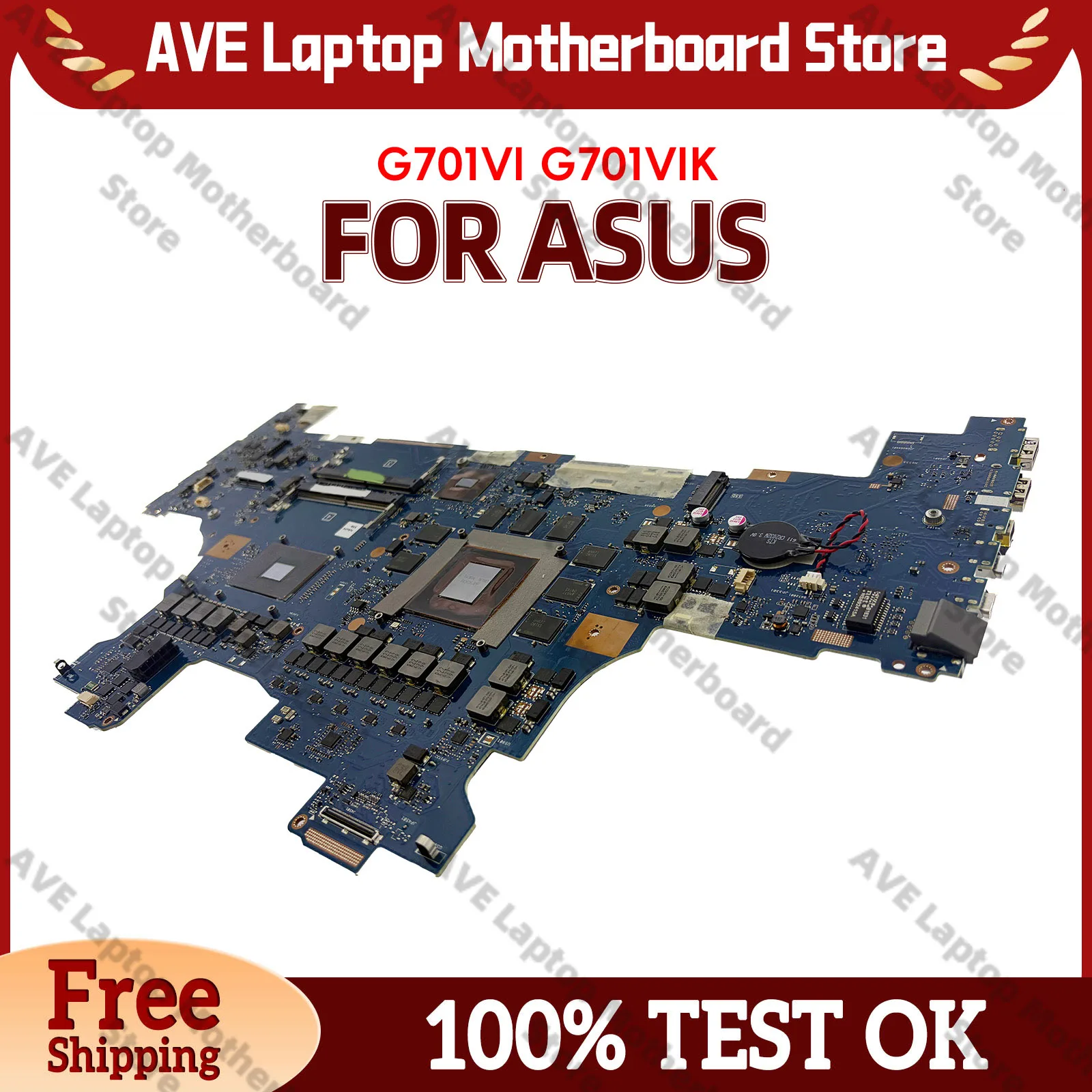 G701VI Laptop Motherboard For ASUS ROG G701V G701VIK G701VI Notebook Mainboard With I5 I7 CPU 100% tests OK fast shipping stk
G701VI Laptop Motherboard For ASUS ROG G701V G701VIK G701VI Notebook Mainboard With I5 I7 CPU 100% tests OK fast shipping stk