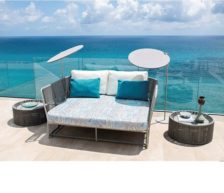 Мебель Двойной шезлонг с алюминиевым каркасом, элитная уличная мебель, садовая кушетка
Мебель Двойной шезлонг с алюминиевым каркасом, элитная уличная мебель, садовая кушетка