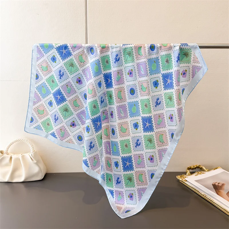 70Cm Square Spring Summer Women Scarf Silk Print Satin Beach Scarves Shawl Headband Hijab Bandana Wrap Bufanda
70Cm Square Spring Summer Women Scarf Silk Print Satin Beach Scarves Shawl Headband Hijab Bandana Wrap Bufanda