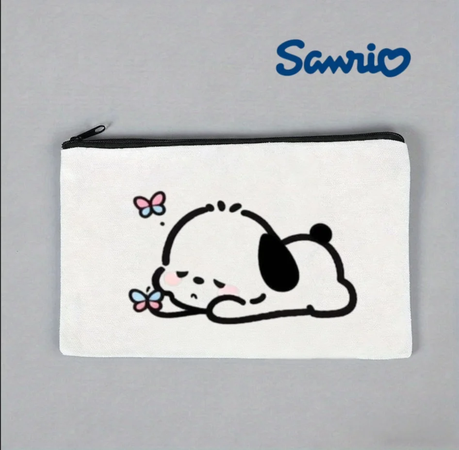 1PC Sleepy Pochacco Butterfly Canvas Makeup Bag, Double-Sided Print Cosmetic Pouch
1PC Sleepy Pochacco Butterfly Canvas Makeup Bag, Double-Sided Print Cosmetic Pouch
