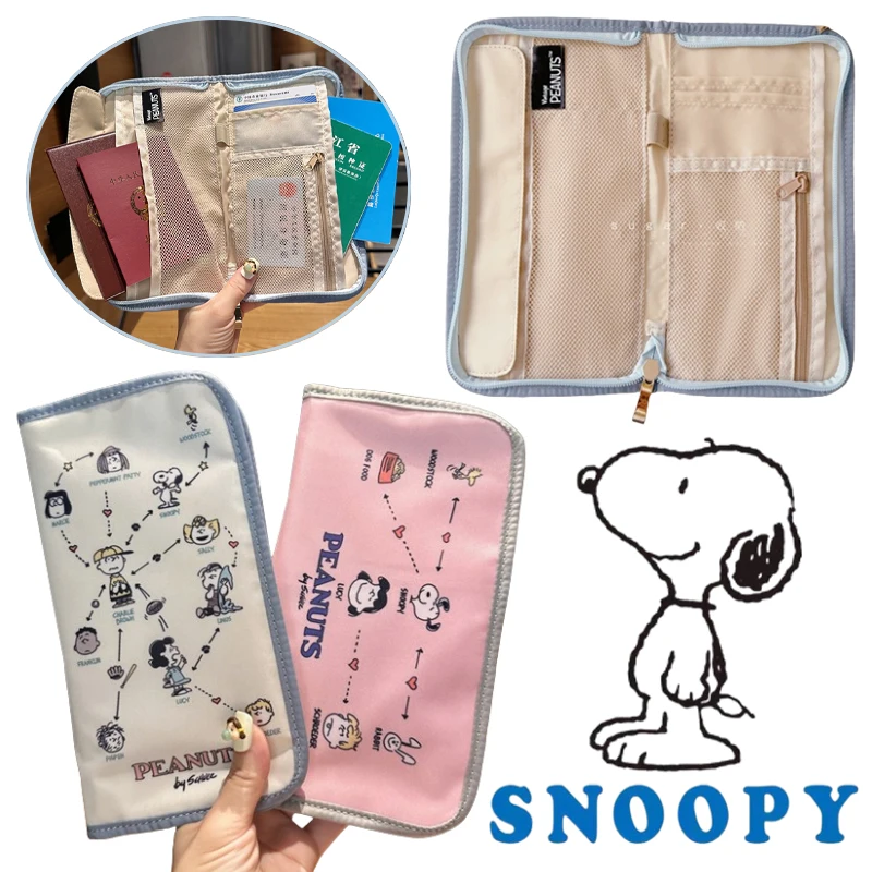 Сумка для паспорта Snoopy, мультяшный креативный органайзер для документов, сумки, дорожные аксессуары, многофункциональный держатель для кредитных карт и паспорта
Сумка для паспорта Snoopy, мультяшный креативный органайзер для документов, сумки, дорожные аксессуары, многофункциональный держатель для кредитных карт и паспорта