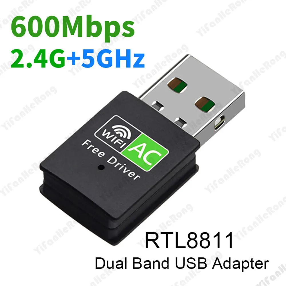 USB Wifi Adapter 2.4G 5Ghz Dual Band Antenna USB Lan Ethernet PC AC Wifi Receiver Wireless Adapter 600Mbps Wifi Adapter
USB Wifi Adapter 2.4G 5Ghz Dual Band Antenna USB Lan Ethernet PC AC Wifi Receiver Wireless Adapter 600Mbps Wifi Adapter