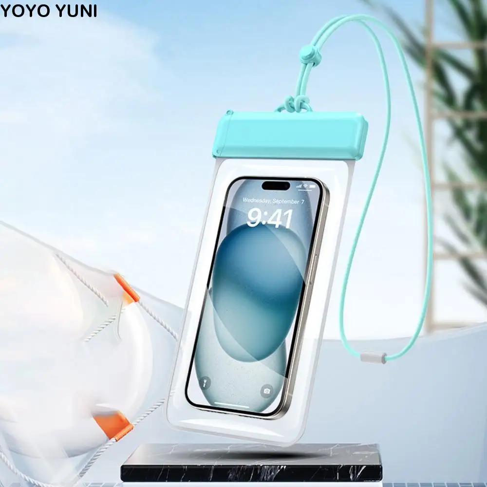 Soft Floating Waterproof Phone Bag Sealed Transparent Phone Protector Pouch Lanyard Touch Screen Swimming Storage Bag Underwater
Soft Floating Waterproof Phone Bag Sealed Transparent Phone Protector Pouch Lanyard Touch Screen Swimming Storage Bag Underwater