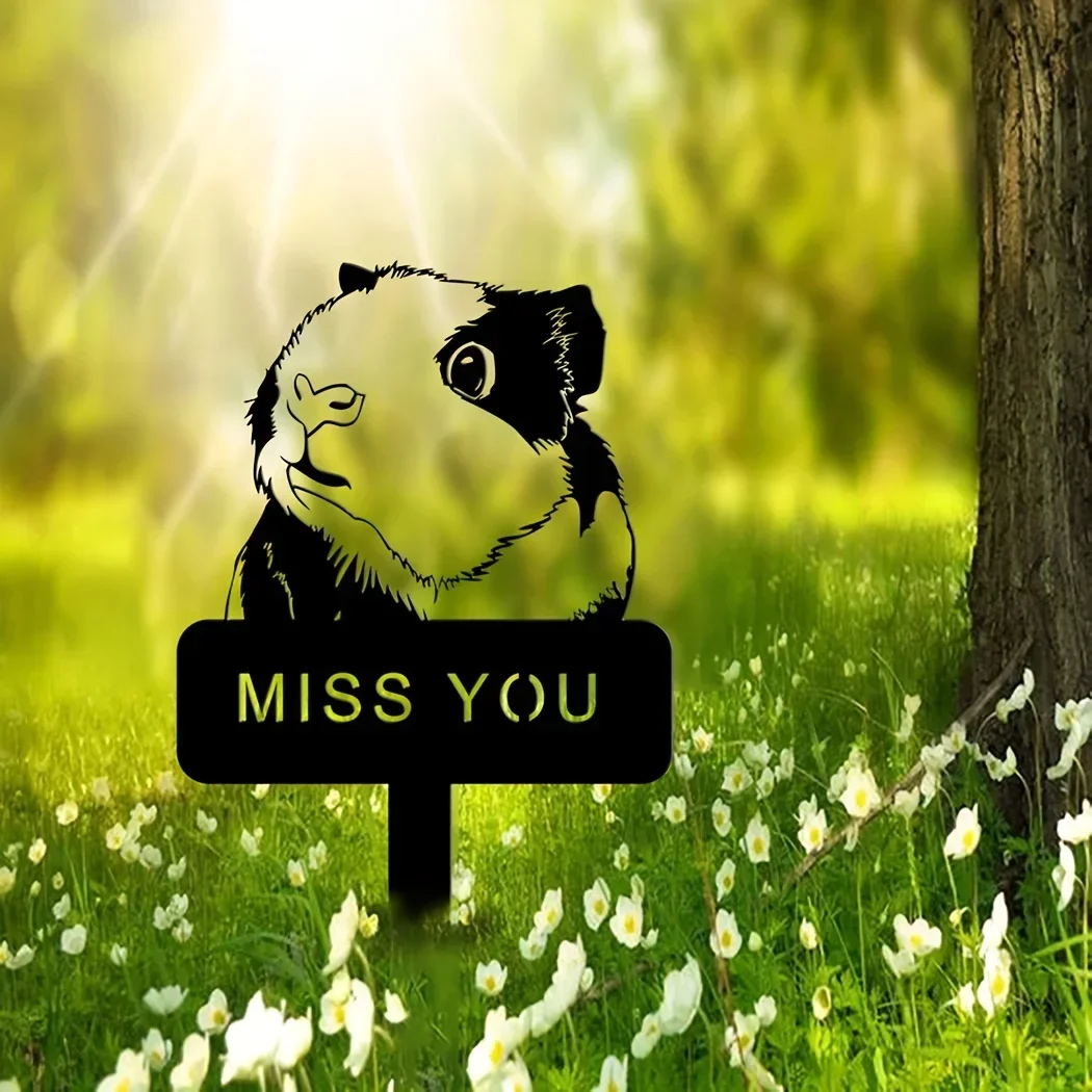 metal iron Guinea Pig Garden Decor Stake, Metal Hamster Guinea Pig Memorial Stake Yard Stake, Pet Memorial Marker
metal iron Guinea Pig Garden Decor Stake, Metal Hamster Guinea Pig Memorial Stake Yard Stake, Pet Memorial Marker