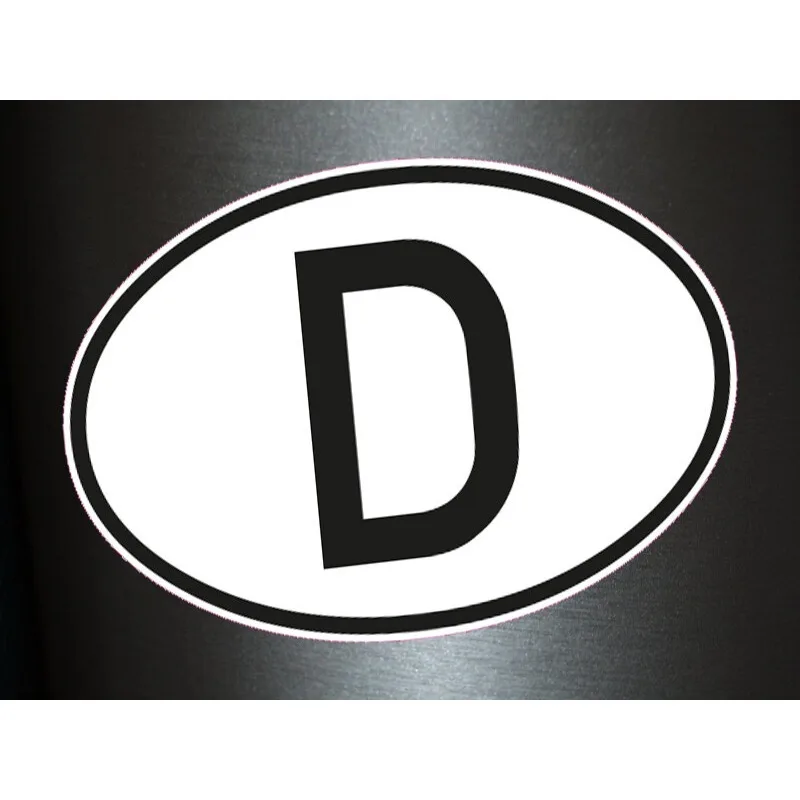 Germany country license plate "D" car passenger car license plate sticker West Germany-
Germany country license plate "D" car passenger car license plate sticker West Germany-