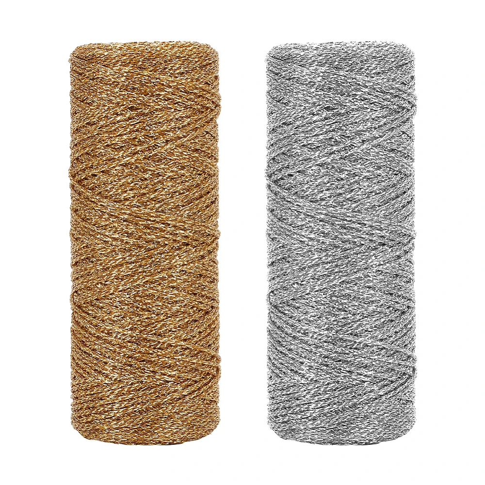 1set 2 rolls 2 colors Polyester Metallic Cord for Gift Wrapping Round Mixed color 1mm 109.36 yards(100m)/roll 1 roll/color
1set 2 rolls 2 colors Polyester Metallic Cord for Gift Wrapping Round Mixed color 1mm 109.36 yards(100m)/roll 1 roll/color