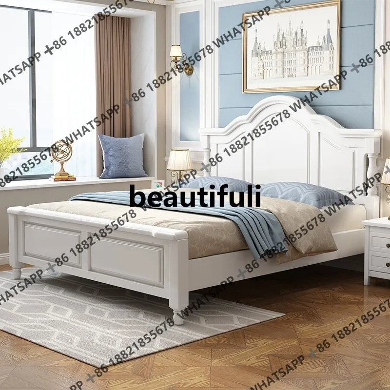 Solid wood bed, modern minimalist furniture master bedroom, double bed, storage light luxury bed
Solid wood bed, modern minimalist furniture master bedroom, double bed, storage light luxury bed