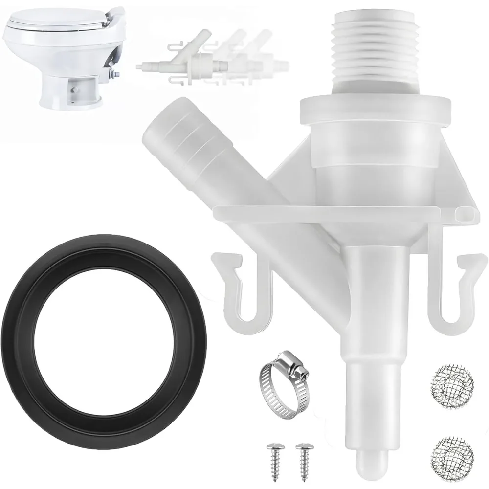 Toilet Water Valve Compatible with 385311641, Sealand 300 310 311 320 321 Series Pedal Flush Camper Trailer Marine Toilets, Flush Valve Replacement with Sealing Ring(1 Set)
Toilet Water Valve Compatible with 385311641, Sealand 300 310 311 320 321 Series Pedal Flush Camper Trailer Marine Toilets, Flush Valve Replacement with Sealing Ring(1 Set)