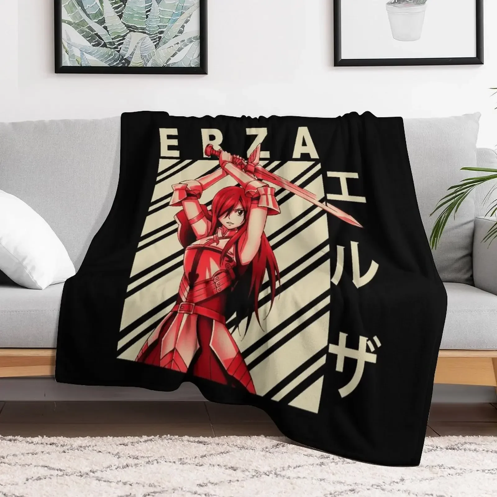 Erza Scarlet - Vintage Art Throw Blanket Plaid on the sofa Blankets For Baby Blankets
Erza Scarlet - Vintage Art Throw Blanket Plaid on the sofa Blankets For Baby Blankets