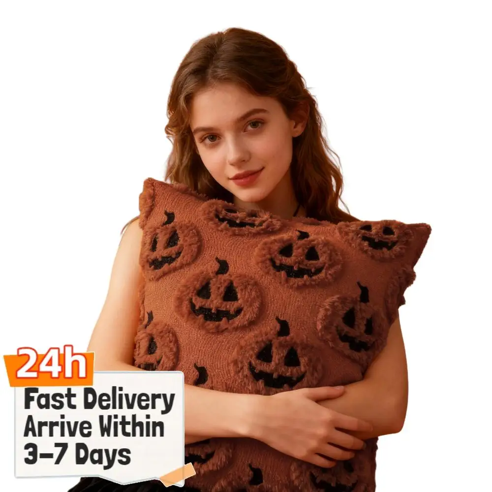 2Pcs Halloween Funny Face Pumpkin Throw Pillow Covers Soft Cushion Cover Couch Cushion Case for Spooky Season & Cozy Fall Decor
2Pcs Halloween Funny Face Pumpkin Throw Pillow Covers Soft Cushion Cover Couch Cushion Case for Spooky Season & Cozy Fall Decor