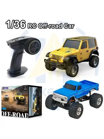 1/36 coche trepador de control remoto 4WD Mini Radio Control vehículos todoterreno sistema de luz RC coche Control remoto RTR Hobby modelo regalo