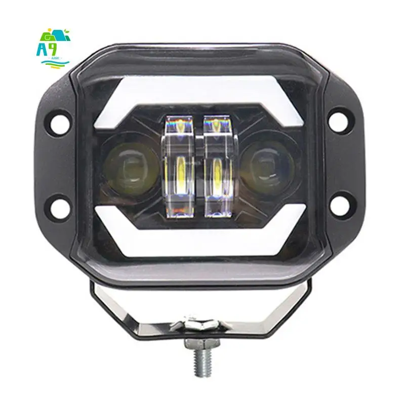 A09E-5 Inch Car LED Work Lights Angel Eyes Square Spotlights Front Bumper Mesh Fog Lights Suitable For Wranglers
A09E-5 Inch Car LED Work Lights Angel Eyes Square Spotlights Front Bumper Mesh Fog Lights Suitable For Wranglers