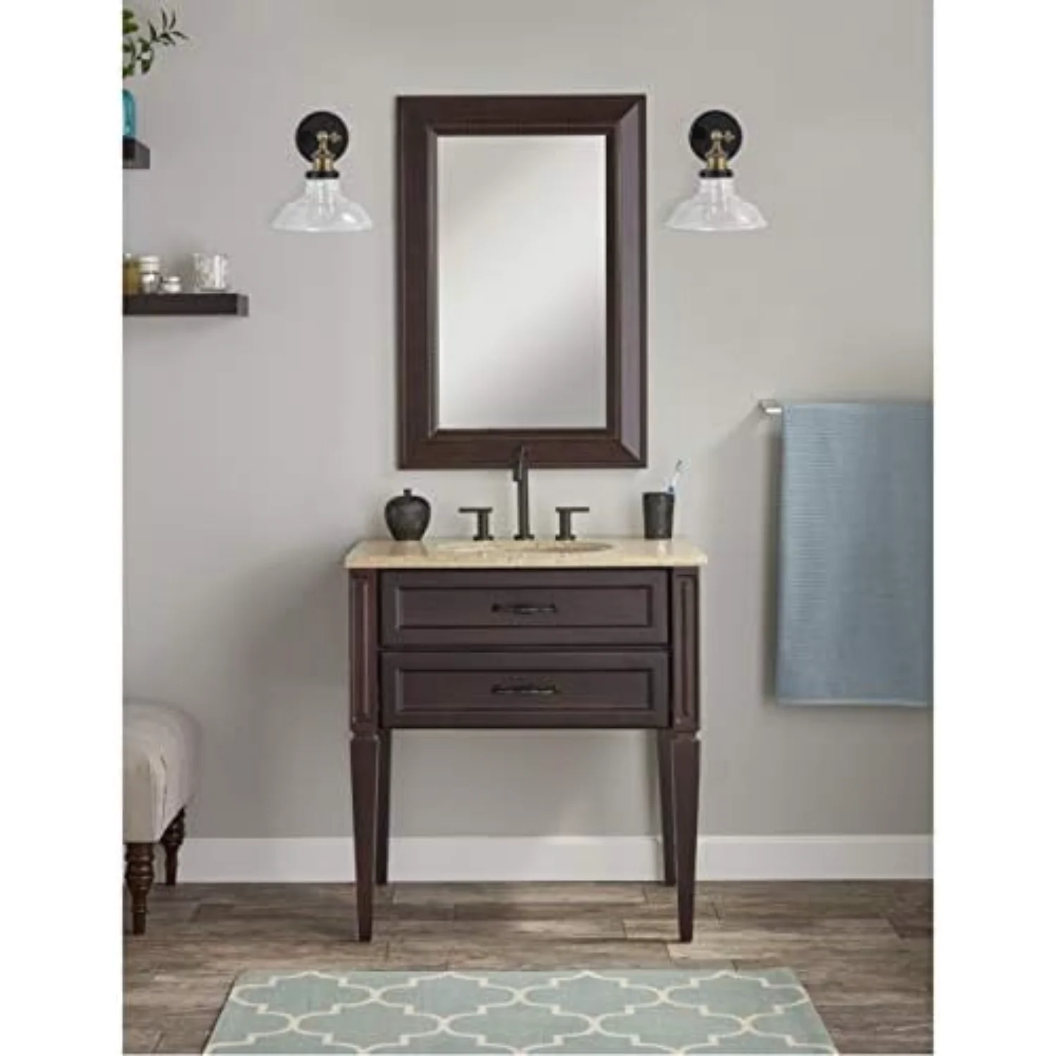Lucera Farmhouse Brushed Nickel Sconce Lighting Fixture Vanity Sconce Lights Bathroom Sconces Lights for Hallway, Bulb Inclu
Lucera Farmhouse Brushed Nickel Sconce Lighting Fixture Vanity Sconce Lights Bathroom Sconces Lights for Hallway, Bulb Inclu