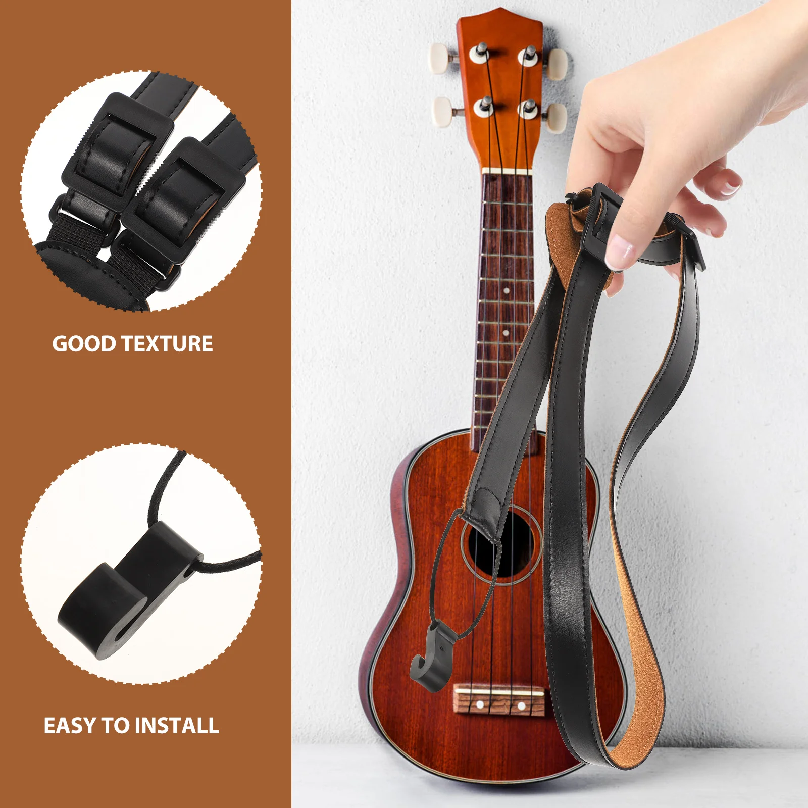 Ukulele Neck Strap Eco-friendly Material Comfortable Durable Adjustable Guitar Uke Accessories Long-term Use Washable
Ukulele Neck Strap Eco-friendly Material Comfortable Durable Adjustable Guitar Uke Accessories Long-term Use Washable