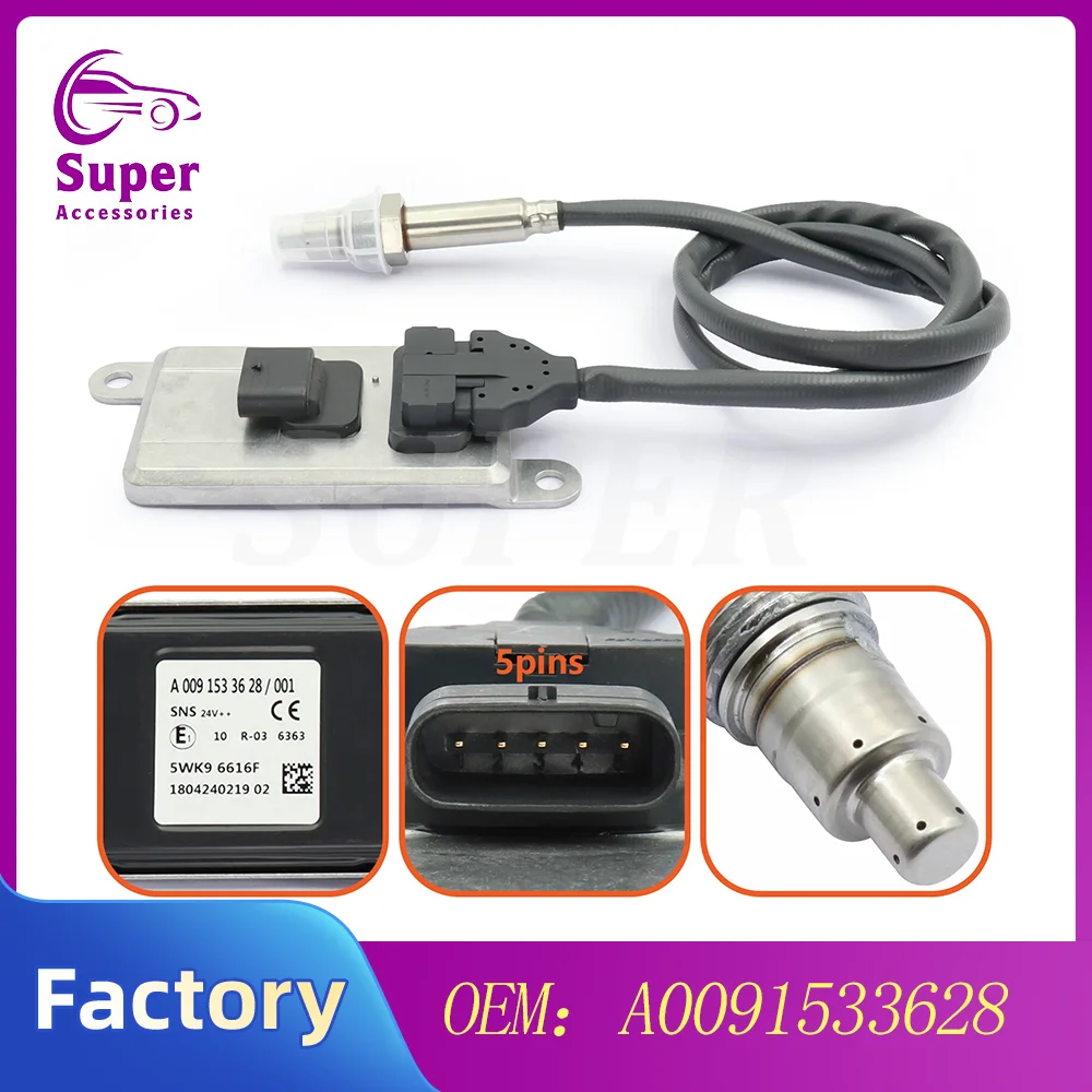 High Quality for NGK Probe A0091533628 5WK96616F Nox Oxide Sensor For Mercedes-Benz Actros Atego Truck 0091533628 5WK96616D
High Quality for NGK Probe A0091533628 5WK96616F Nox Oxide Sensor For Mercedes-Benz Actros Atego Truck 0091533628 5WK96616D
