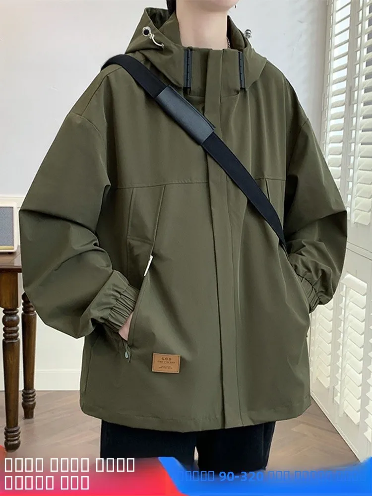 Large Size Men's Jaet Spring Autumn Windproof Hooded Workwear Outerwear Trendy Polyester Fiber Long Sve Zipper Closure
Large Size Men's Jaet Spring Autumn Windproof Hooded Workwear Outerwear Trendy Polyester Fiber Long Sve Zipper Closure