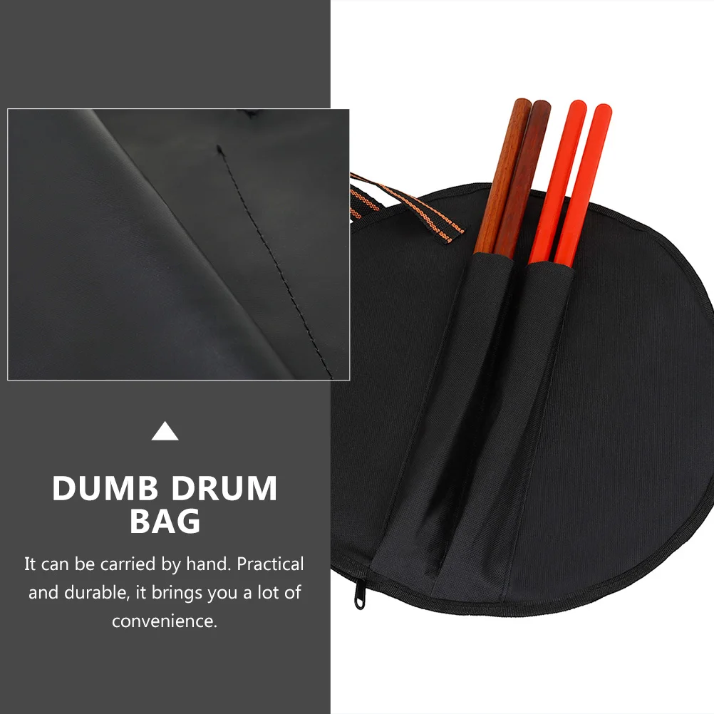 Dumb Drum Storage Bag with Handle Waterproof Oxford Cloth Pouch for Percussion Instrument Organizer and Gift Idea
Dumb Drum Storage Bag with Handle Waterproof Oxford Cloth Pouch for Percussion Instrument Organizer and Gift Idea