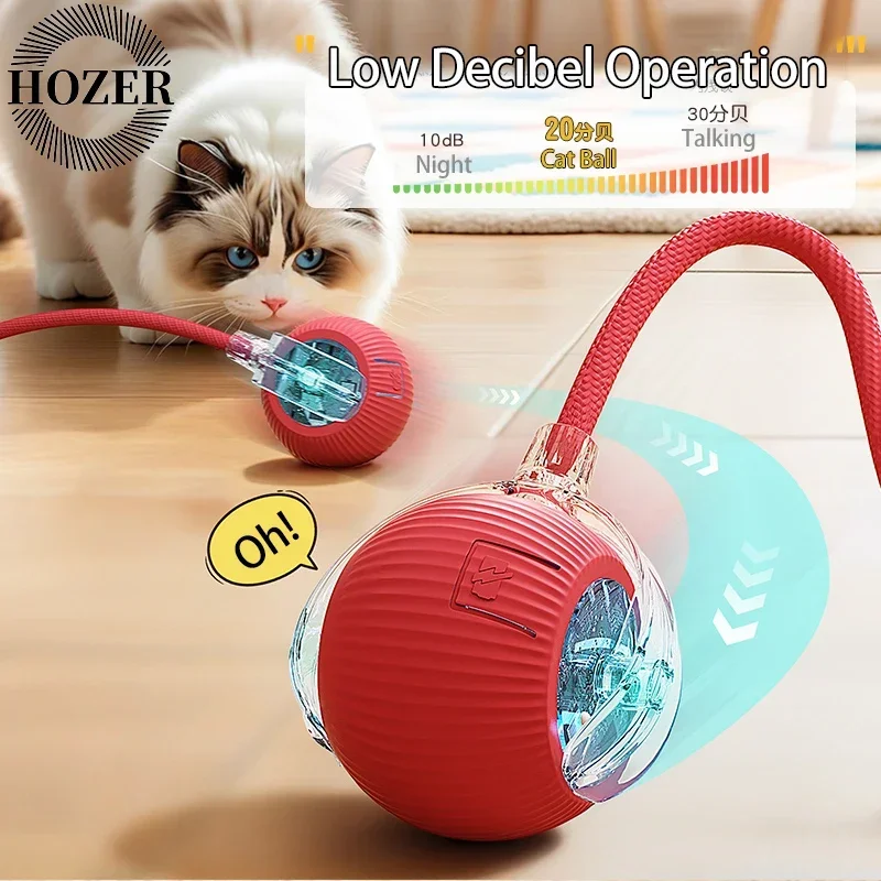 Cat Interactive Ball 3 Mode Automatic Rolling Ball Toys Faux Tail Rechargeable Smart Pet Electric Toy Cat Training Imitate Mouse
Cat Interactive Ball 3 Mode Automatic Rolling Ball Toys Faux Tail Rechargeable Smart Pet Electric Toy Cat Training Imitate Mouse