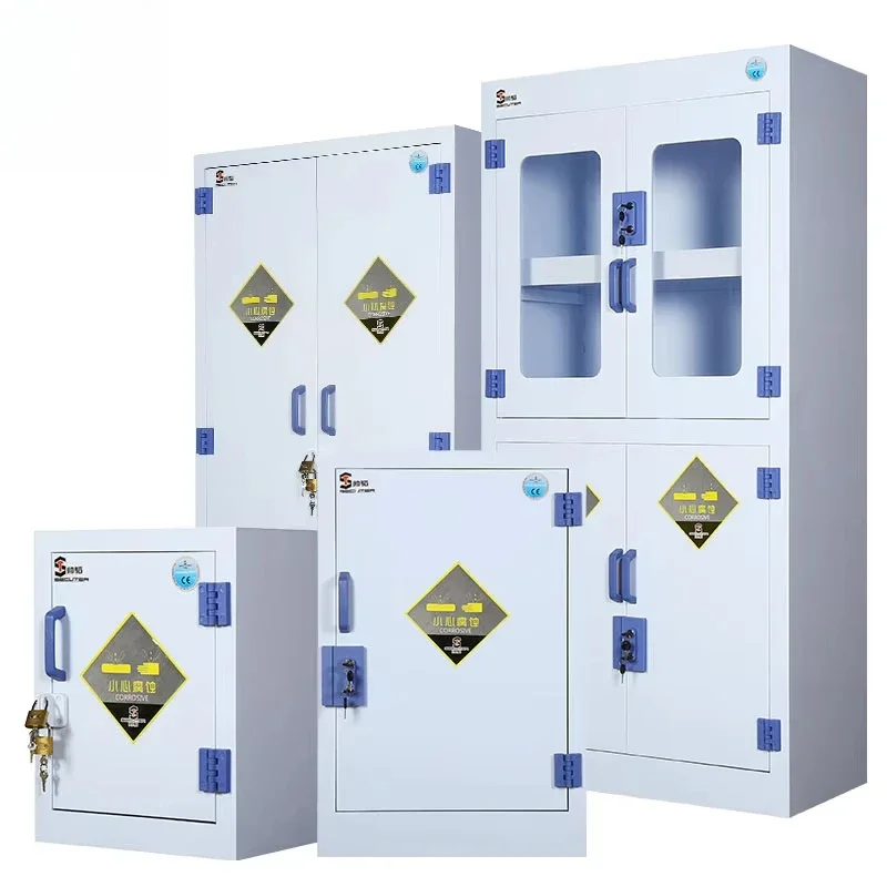 Ferric acid and alkali double lock anti-corrosion laboratory chemical dangerous goods storage cabinet
Ferric acid and alkali double lock anti-corrosion laboratory chemical dangerous goods storage cabinet