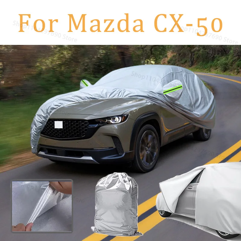Car Cover For Mazda CX-50 Door Zipper Full Exterior Black Silvery-Auto Cover Sunshade Dustproof Waterproof Reflective strips
Car Cover For Mazda CX-50 Door Zipper Full Exterior Black Silvery-Auto Cover Sunshade Dustproof Waterproof Reflective strips