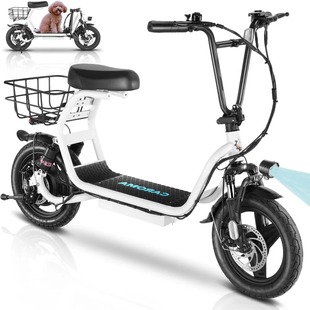 Electric Scooters for Adults, 14" Fat Tire, 375Wh Battery, 25 Miles Range, 20MPH Top Speed, Foldable Electric Scooter with Seat
Electric Scooters for Adults, 14" Fat Tire, 375Wh Battery, 25 Miles Range, 20MPH Top Speed, Foldable Electric Scooter with Seat