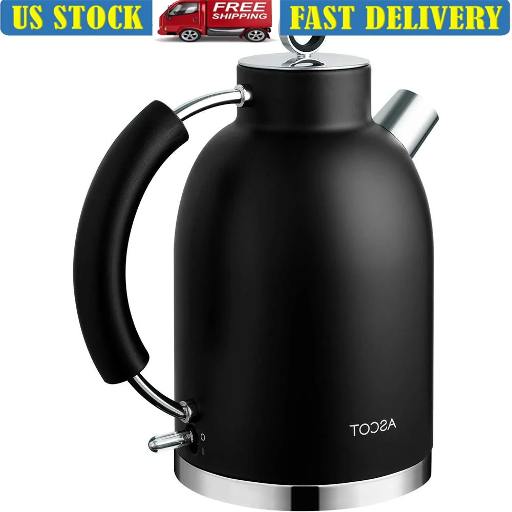 Electric Kettle Hot Water Kettle Stainless Steel Retro Kettle Fast Boiling Tea Heater Auto Shut Off Boil Dry Protection Cordless
Electric Kettle Hot Water Kettle Stainless Steel Retro Kettle Fast Boiling Tea Heater Auto Shut Off Boil Dry Protection Cordless