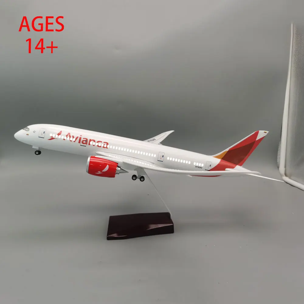 Scale Aircraft Model 43cm Columbia Avianca B787 Airways Plane Model Resin Airplane Souvenir Plane Toy Collected Gift By Aviation
Scale Aircraft Model 43cm Columbia Avianca B787 Airways Plane Model Resin Airplane Souvenir Plane Toy Collected Gift By Aviation