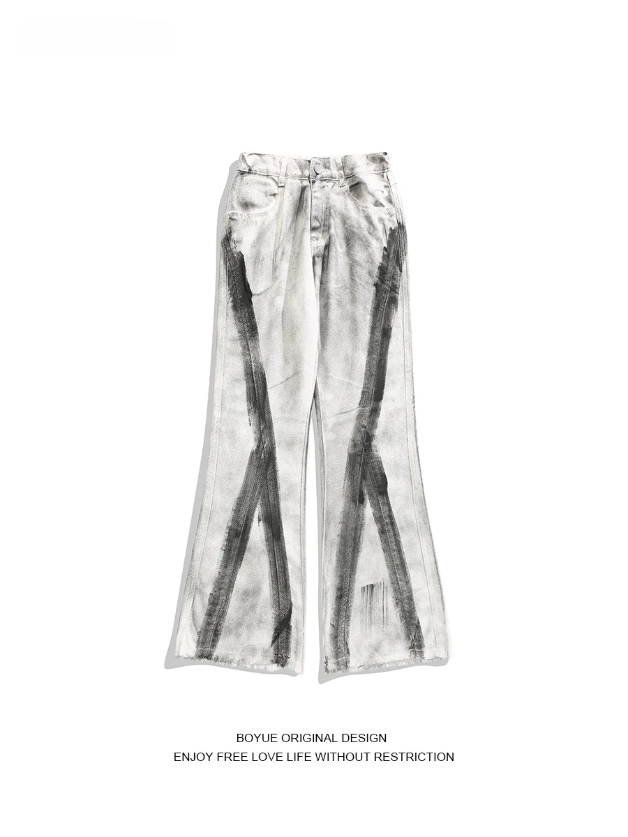 Boyue Men's Faded Blue Jeans Bell Bottoms Wide Leg Pants Color Block Tie Dye Frayed Hem Casual Trousers for Teens And Young A...
Boyue Men's Faded Blue Jeans Bell Bottoms Wide Leg Pants Color Block Tie Dye Frayed Hem Casual Trousers for Teens And Young A...