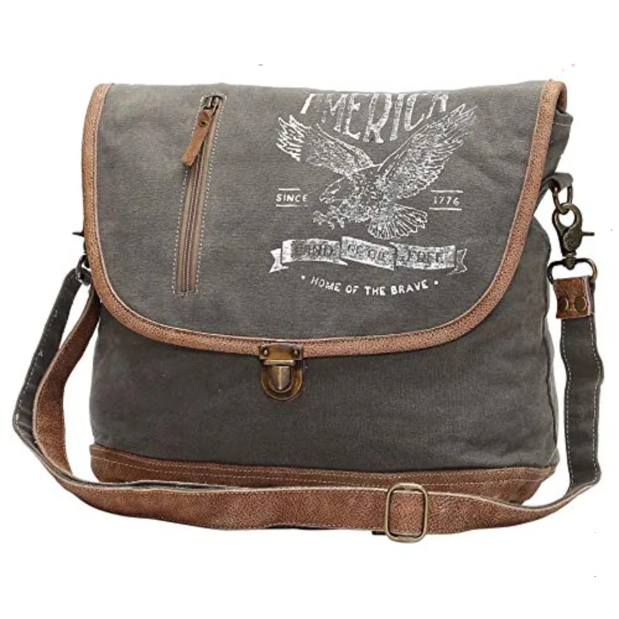 Myra Bag Western Purses for Women - Canvas Womens Western Purse with Genuine Leather Detailing and American Vintage Design
Myra Bag Western Purses for Women - Canvas Womens Western Purse with Genuine Leather Detailing and American Vintage Design