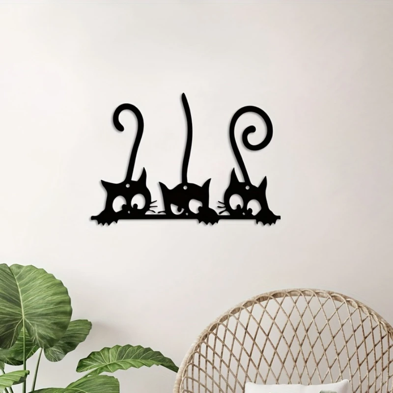 1pc, Metal Wall Art,Cat Wall Art, Hanging Ornaments, Hanging Wall Art For Living Room, Bedroom Accessories Room Decor
1pc, Metal Wall Art,Cat Wall Art, Hanging Ornaments, Hanging Wall Art For Living Room, Bedroom Accessories Room Decor