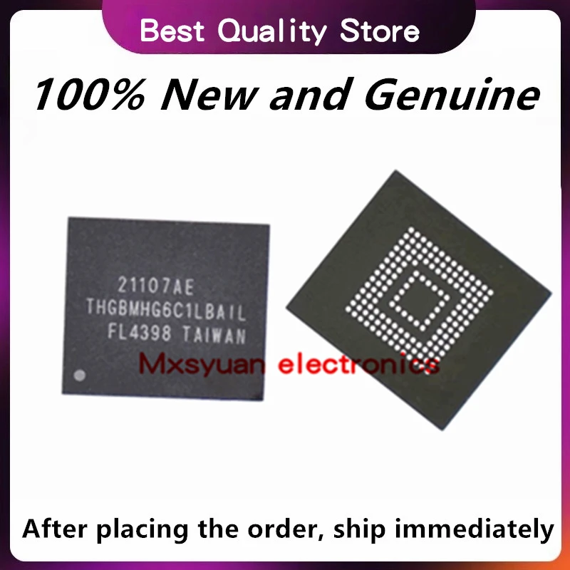 5PCS~20PCS/LOT Original THGBMHG6C1LBAIL THGBMH66C1LBAIL 8GB EMMC BGA 100% New and Genuine
5PCS~20PCS/LOT Original THGBMHG6C1LBAIL THGBMH66C1LBAIL 8GB EMMC BGA 100% New and Genuine