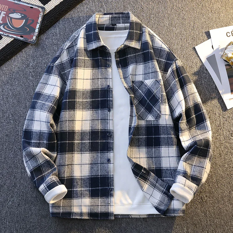 Casual Long Sleeve Shirt Men's Streetwear Fashion Blouse Streetdress Hombre Male Clothing Summer Camisa Men's Shirts New Youth
Casual Long Sleeve Shirt Men's Streetwear Fashion Blouse Streetdress Hombre Male Clothing Summer Camisa Men's Shirts New Youth
