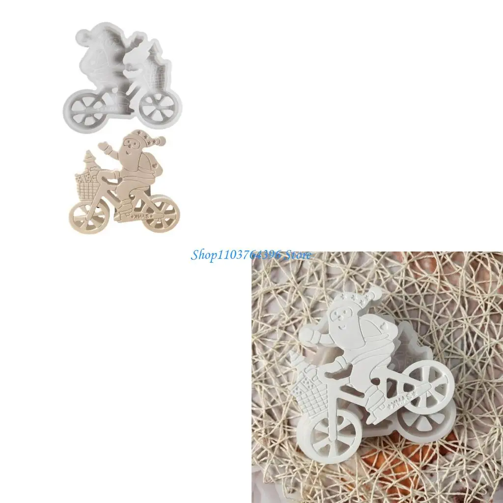 Santa with Scooter Ornament Mould Silicone Mold for Christmas Home Decoration
Santa with Scooter Ornament Mould Silicone Mold for Christmas Home Decoration